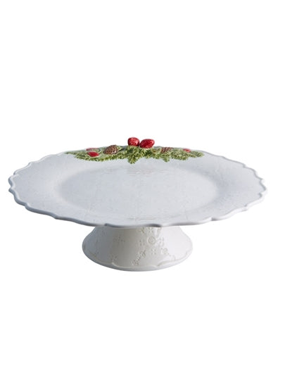 Bordallo Pinheiro | Christmas Cake Stand 35.5cm