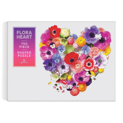 Puriri Lane | Flora Heart Puzzle | 750 Piece