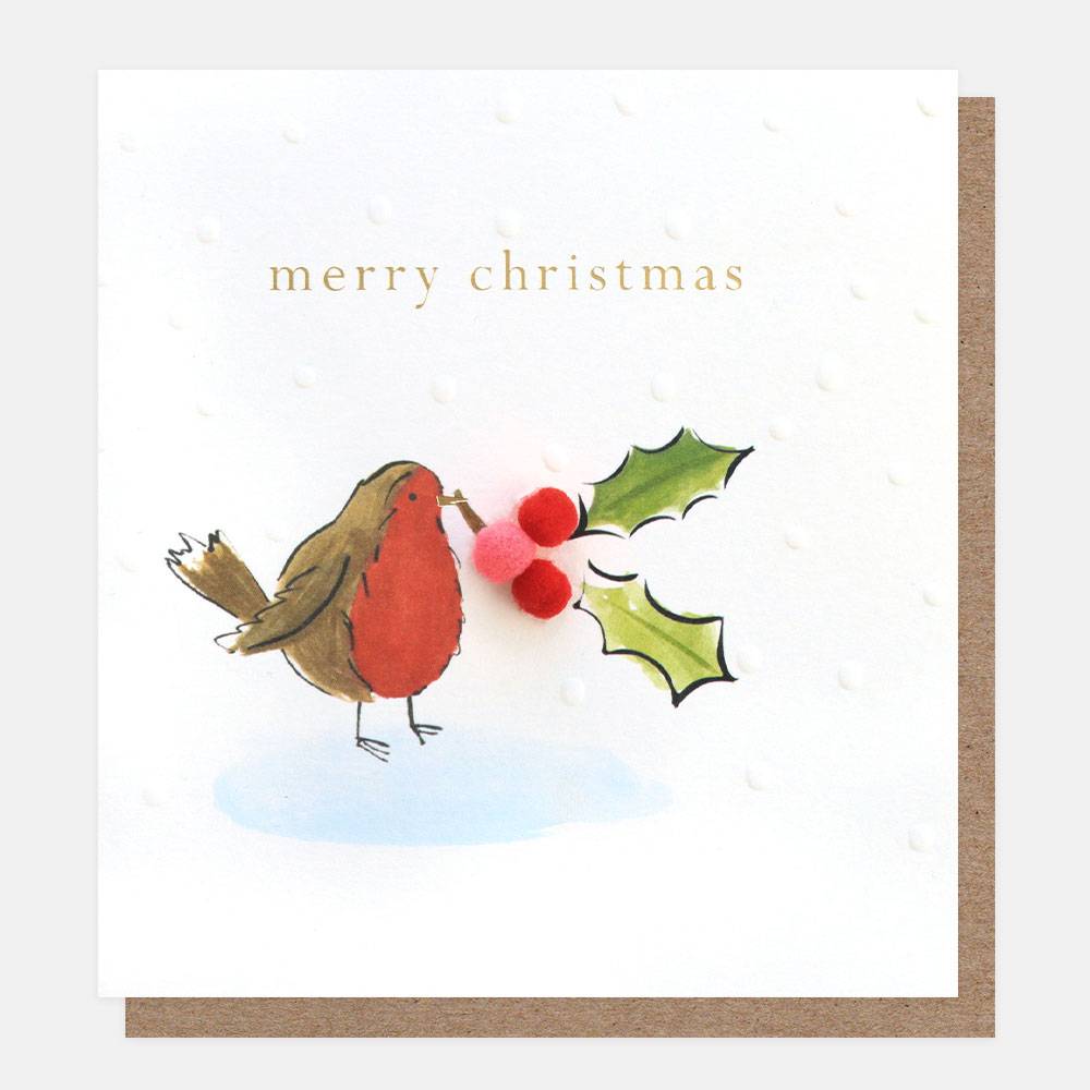 Puriri Lane | Robin & Holly | Christmas Card