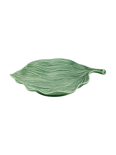 Bordallo Pinheiro | Leaves Platter Leaf 37cm Green