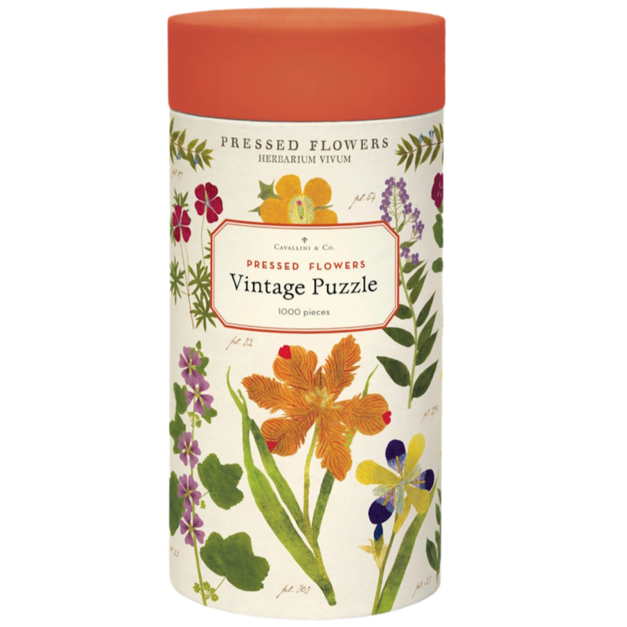 Vintage Puzzle | 1000 Pieces | Pressed Flowers
