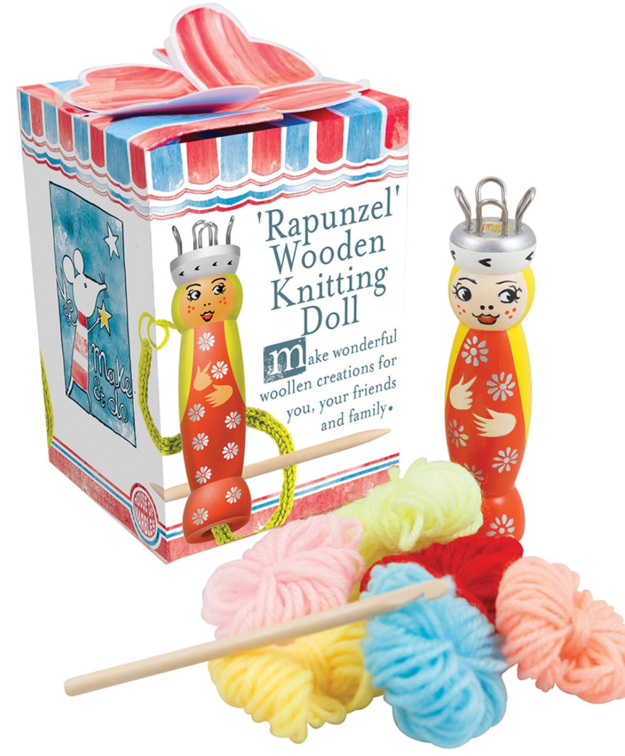 Wooden Knitting Doll Kit