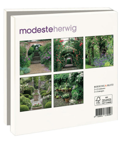 Card Folder | 10-Pack | Gardens, Modeste Herwig