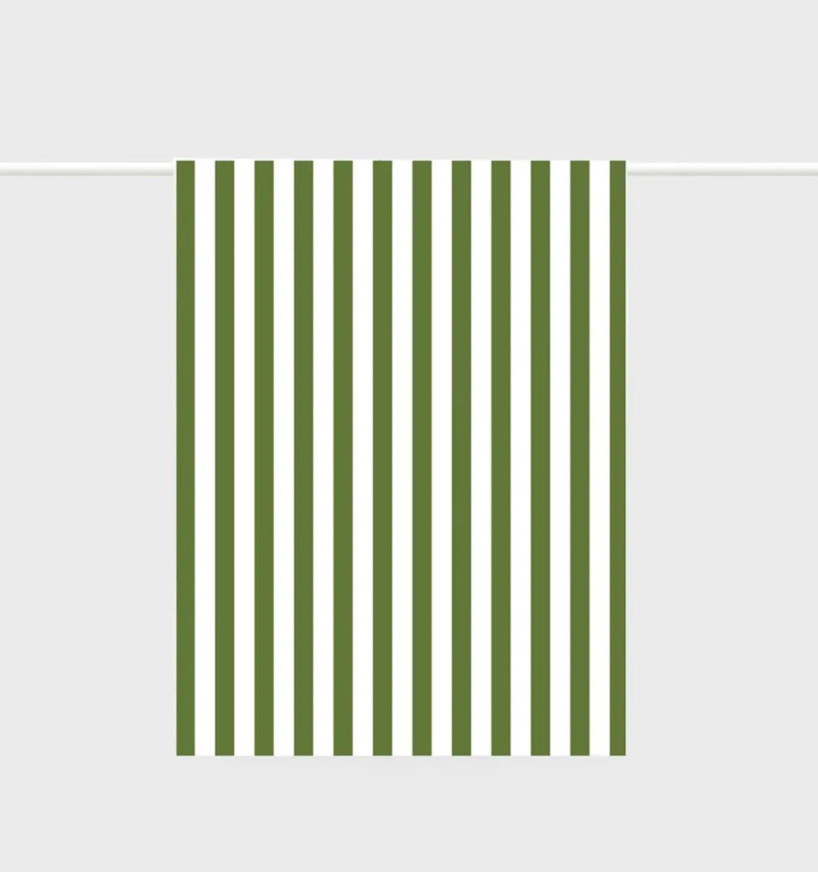 Olive Stripe Tea Towel