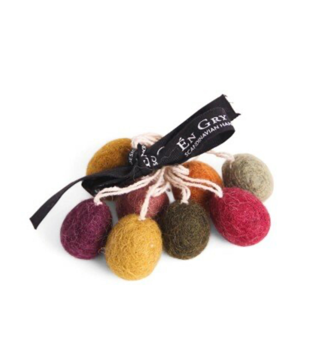 Felt Mini Eggs | Set Of 8 | En Gry & Sif