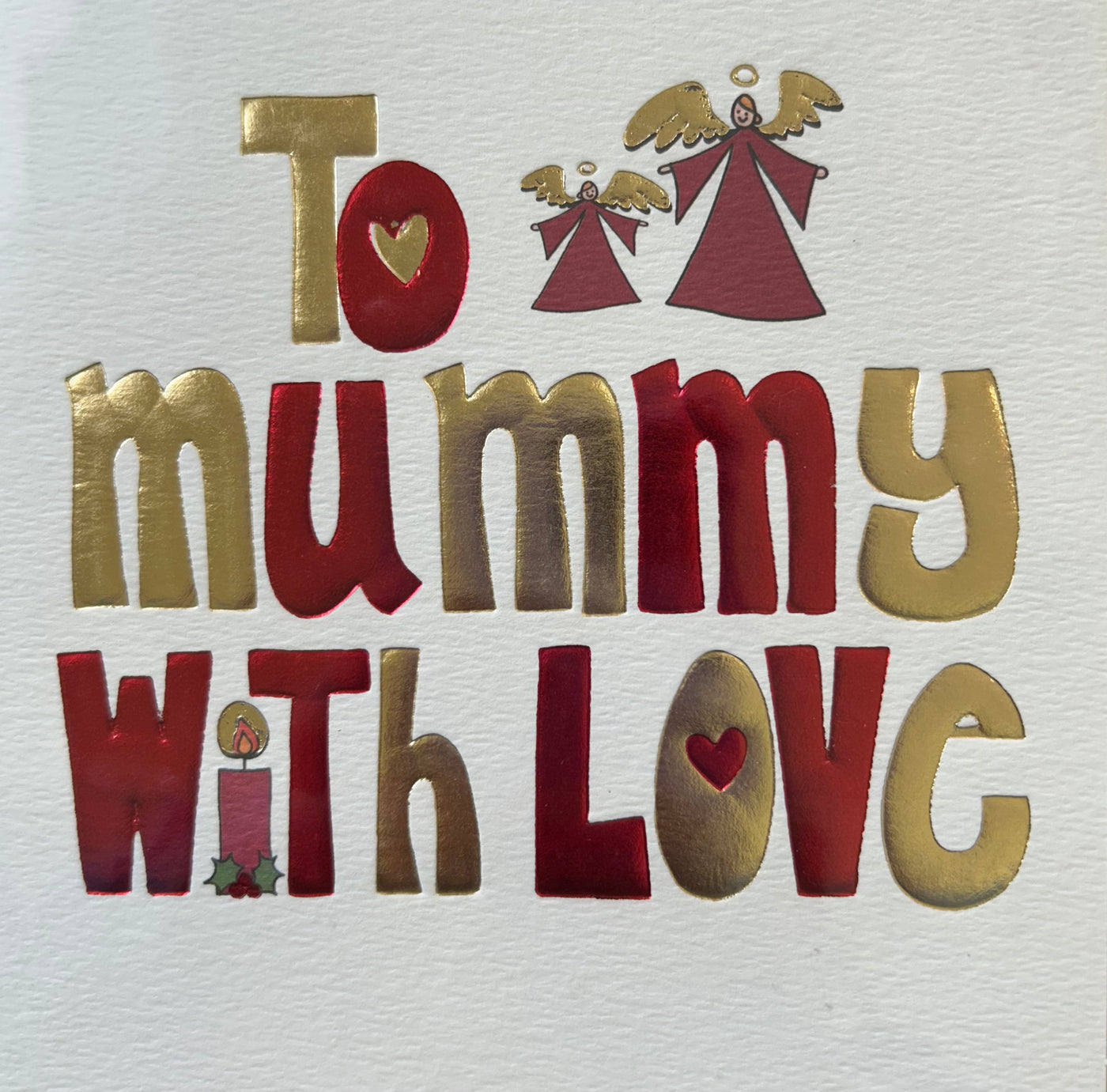 Christmas Gift Card - ‘To Mummy With Love’