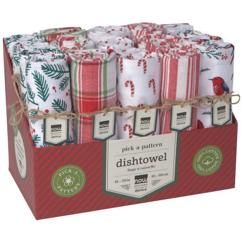 Now Designs Dishtowel - Pick A Pattern - Merry & Bright