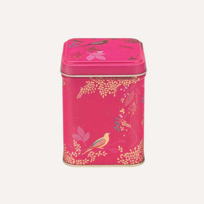 Mini Rectangle Tin | Pink Birds | Sara Miller