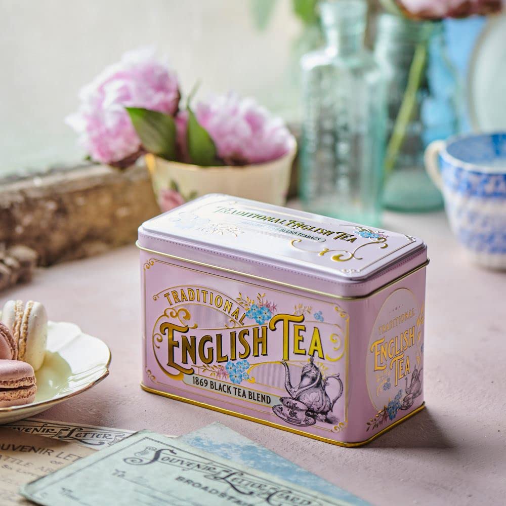 Vintage Victorian Tea Caddy | English Breakfast x40 Tea Bags