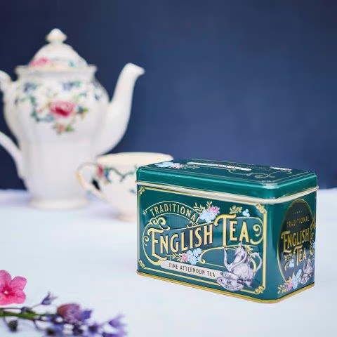 Vintage Victorian Tea Caddy | English Breakfast x40 Tea Bags