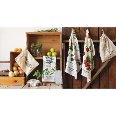 Vintage Strawberries Tea Towel