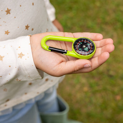 Carabiner With Compass