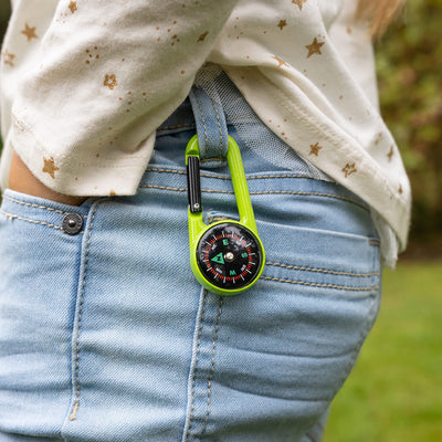 Carabiner With Compass