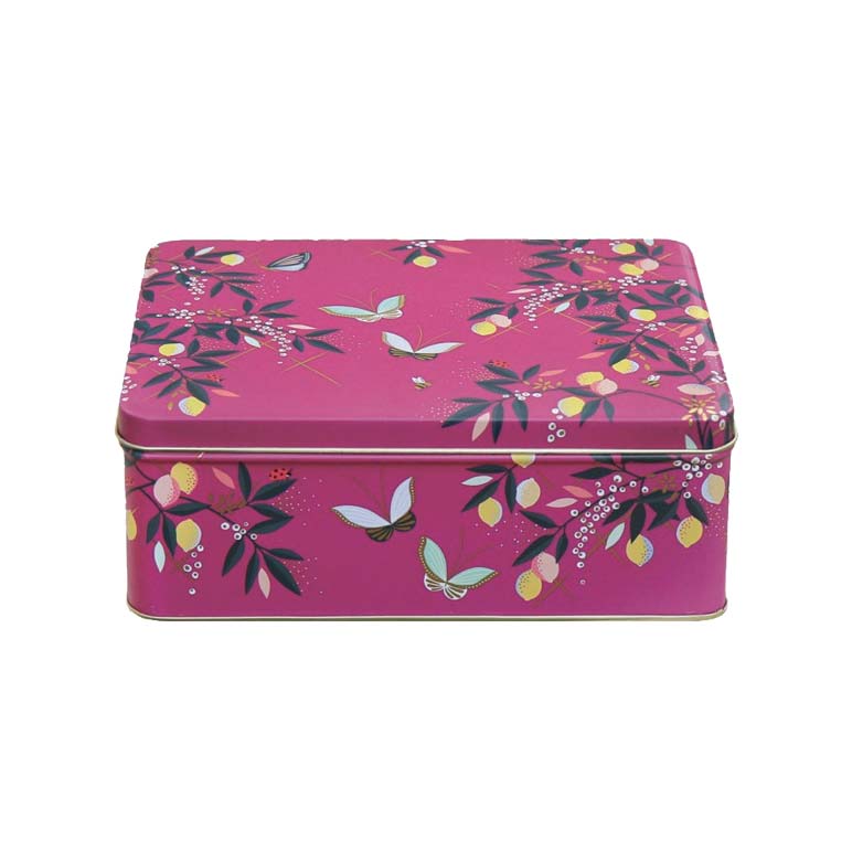 Sara Miller Orchard Butterflies Rectangular Tin