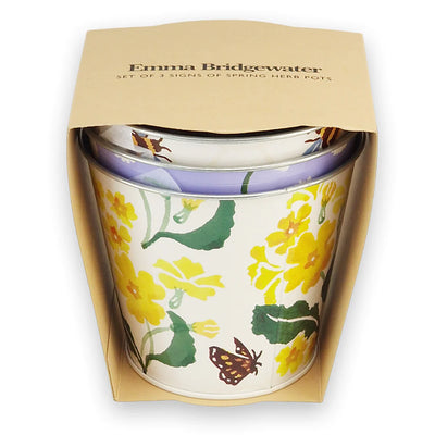 Puriri Lane | Signs of Spring Herb Pots | Set of 3 | Emma Bridgewater