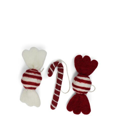 Én Gry & Sif | Felted Mixed Candy Set of 3