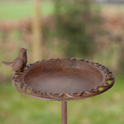 Bird Bath on Pole