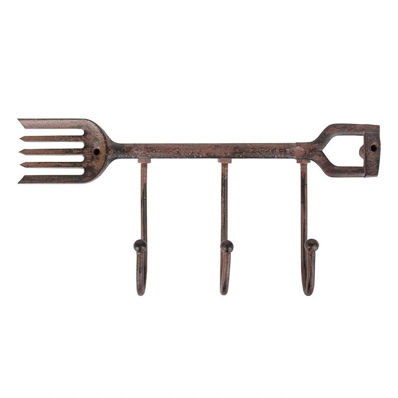 Puriri Lane | Cast Iron Fork Hook | Esschert Design