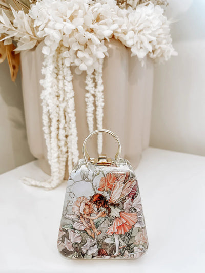 Puriri Lane | Flower Fairies Mini Tin Handbag | Sweet Pea