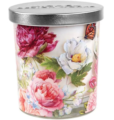 Puriri Lane | Blush Peony Scented Soy Wax Candle | Michel Design Works