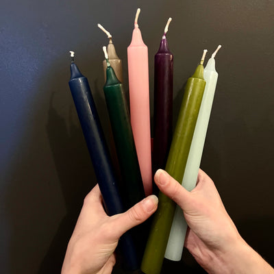 Puriri Lane | Coloured Table Candles | National Candles