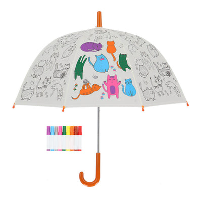 Puriri Lane | Colour in Umbrella | Cats