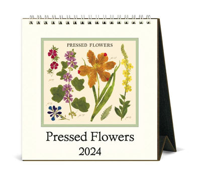 Puriri Lane Addenbrooke | Cavallini & Co. | Pressed Flowers 2024 | Desk Calendar
