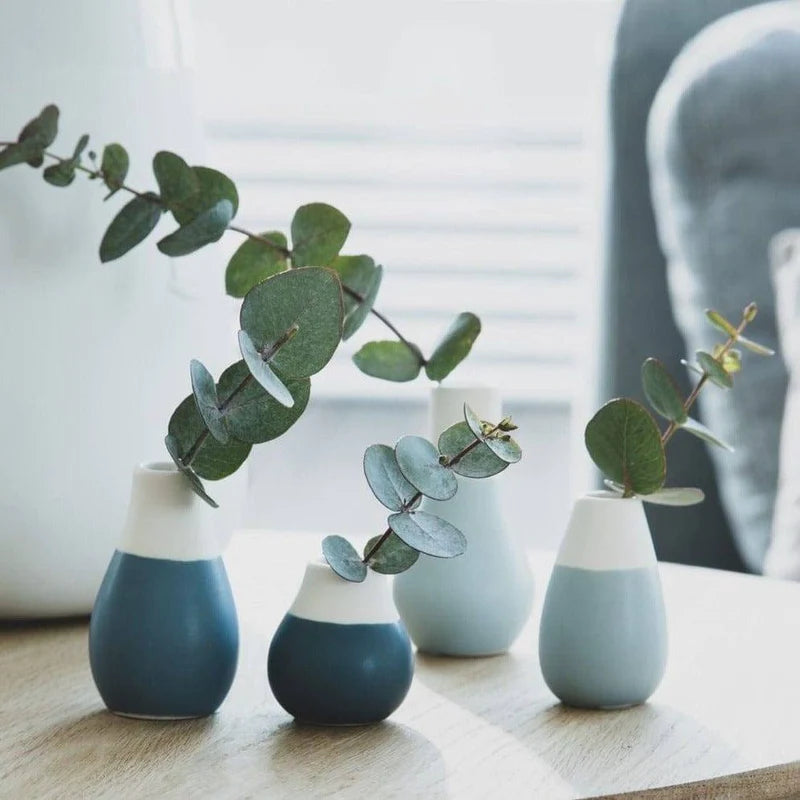 Puriri Lane | Mini Pastel Blue Vases | Rader