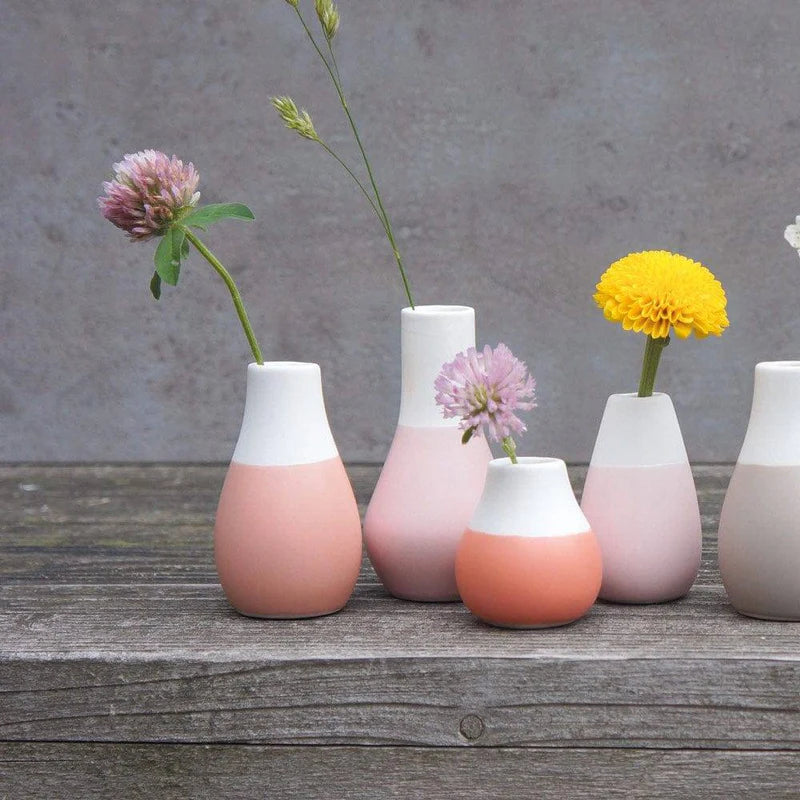 Puriri Lane | Mini Pastel Pink Vases | Rader
