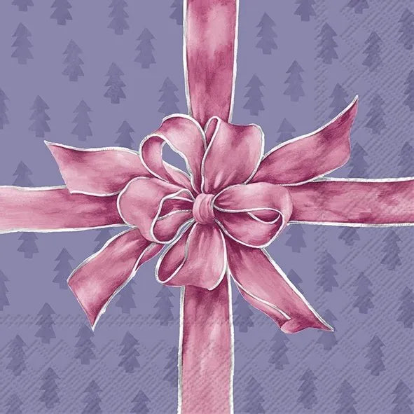 Puriri Lane | Christmas Bow | Christmas Napkins | 20 Pack