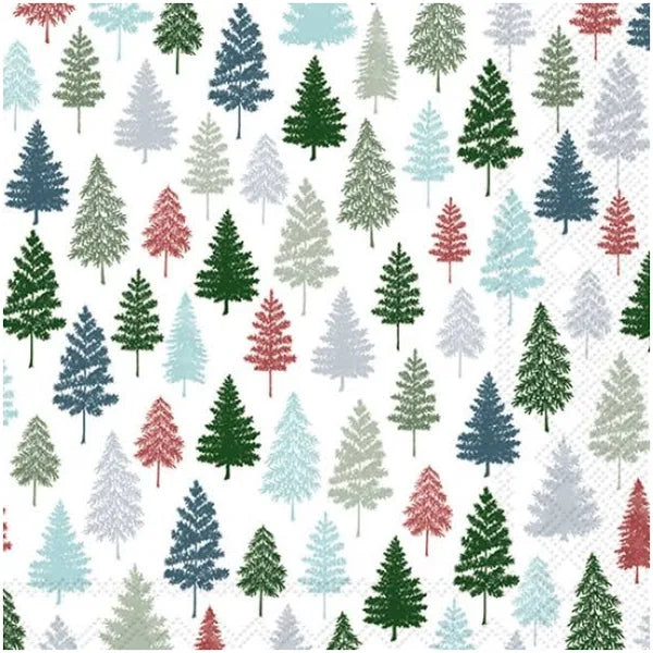 Puriri Lane | Nordic Forest | Christmas Napkins | 20 Pack