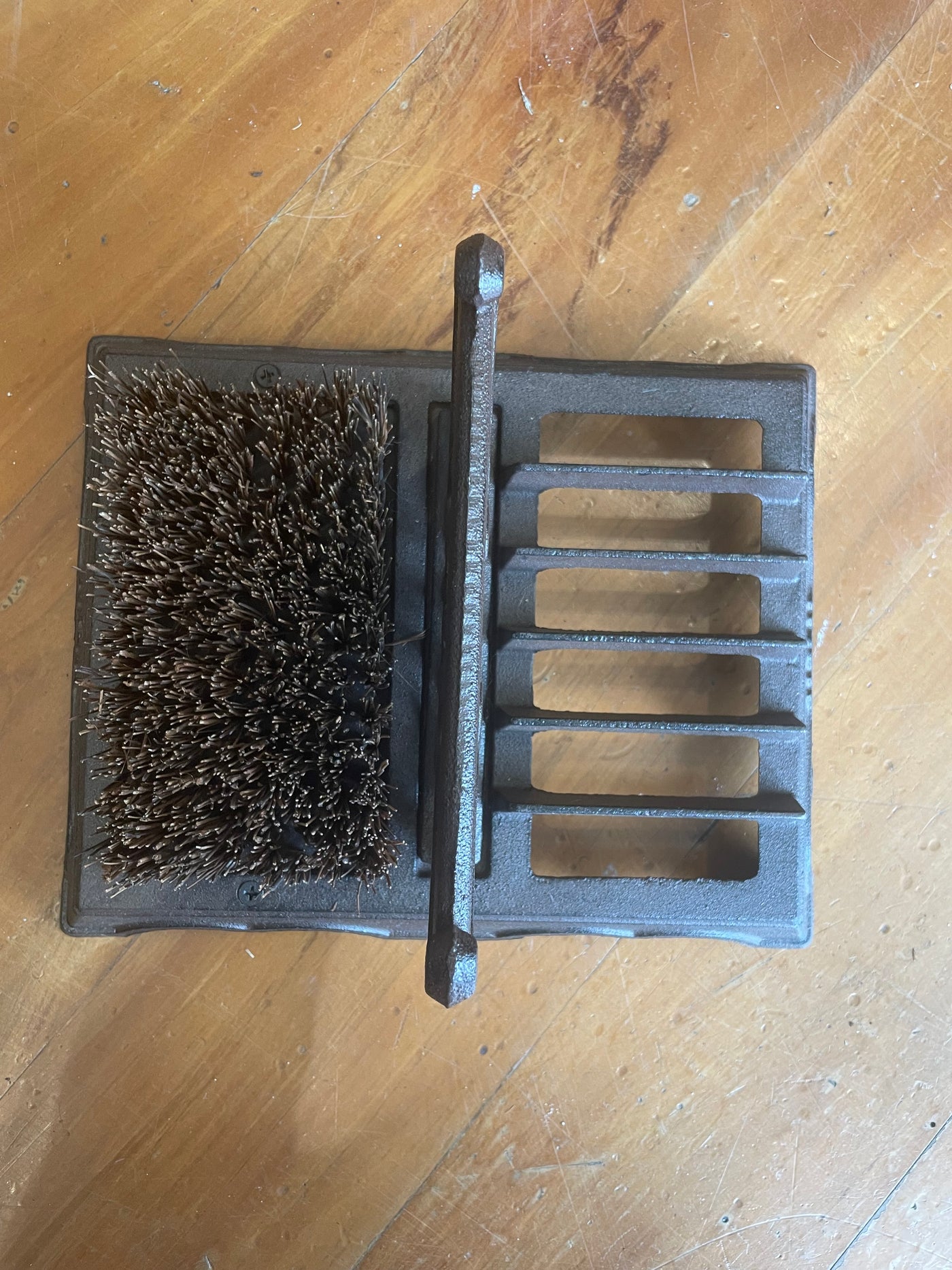 Boot Brush with Scraper