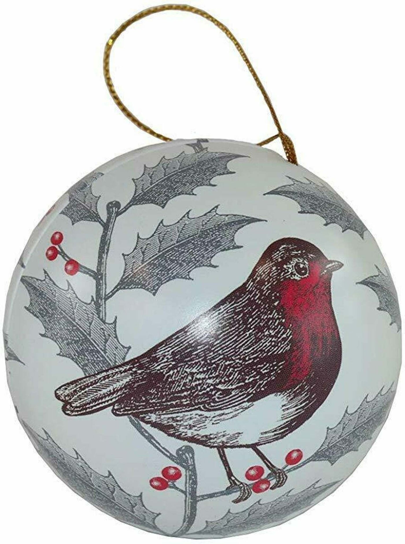 Puriri Lane | Robins & Holly | Christmas Tree Bauble