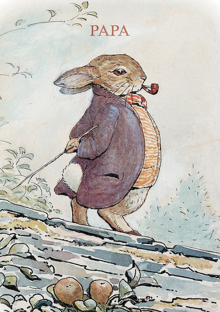 Peter Rabbit | Papa with Pipe | Card