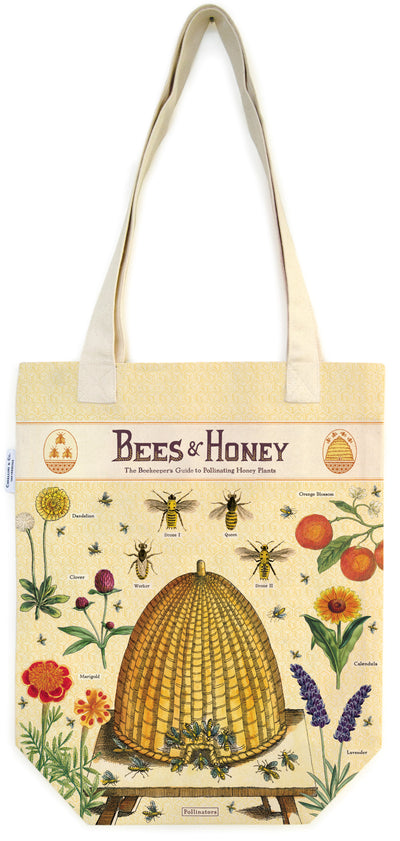 Puriri Lane | Bees & Honey | Tote Bag |  Cavallini & Co.