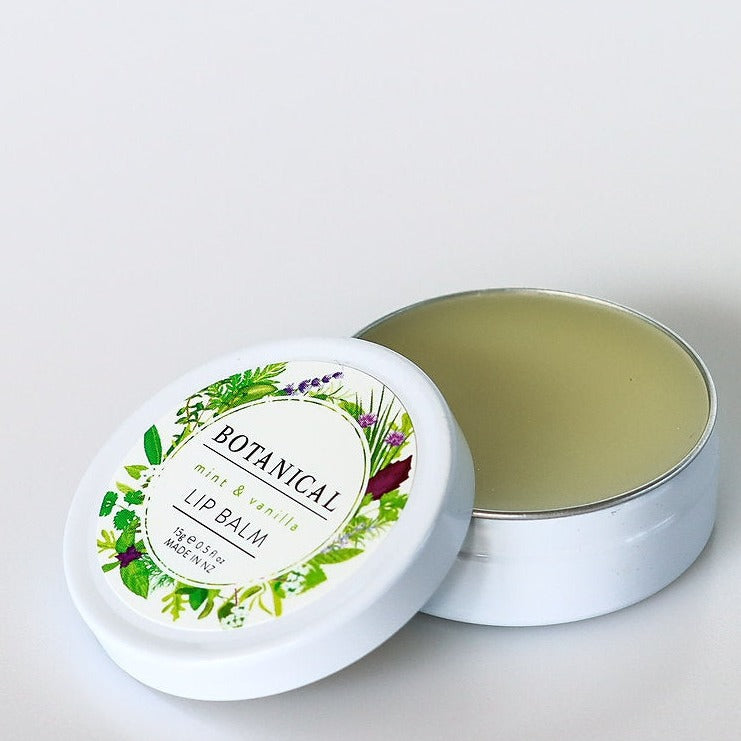 Puriri Lane | Botanical | Mint & Vanilla | Lip Balm