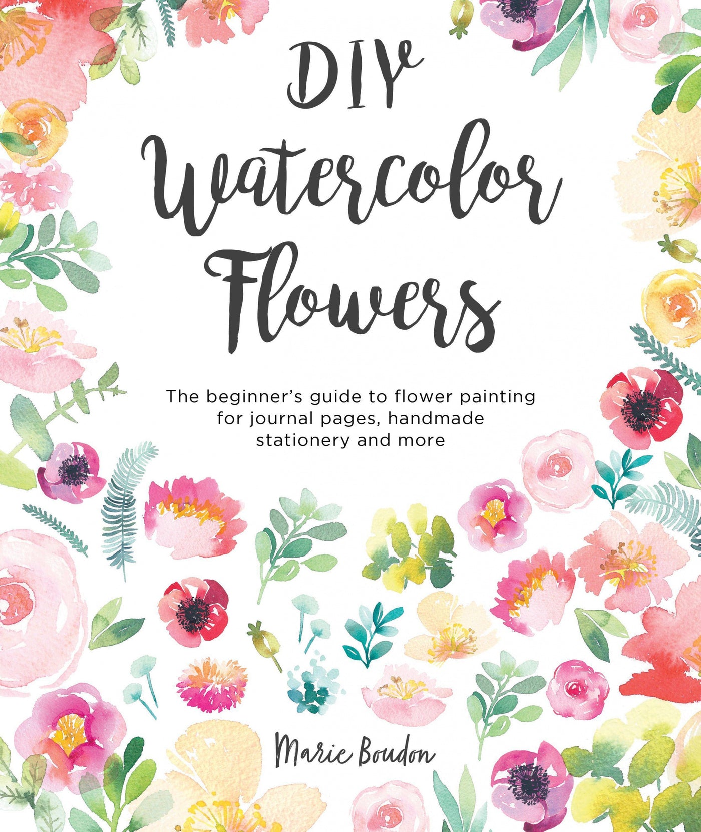 Puriri Lane| DIY Watercolour Flowers | Marie Boudon