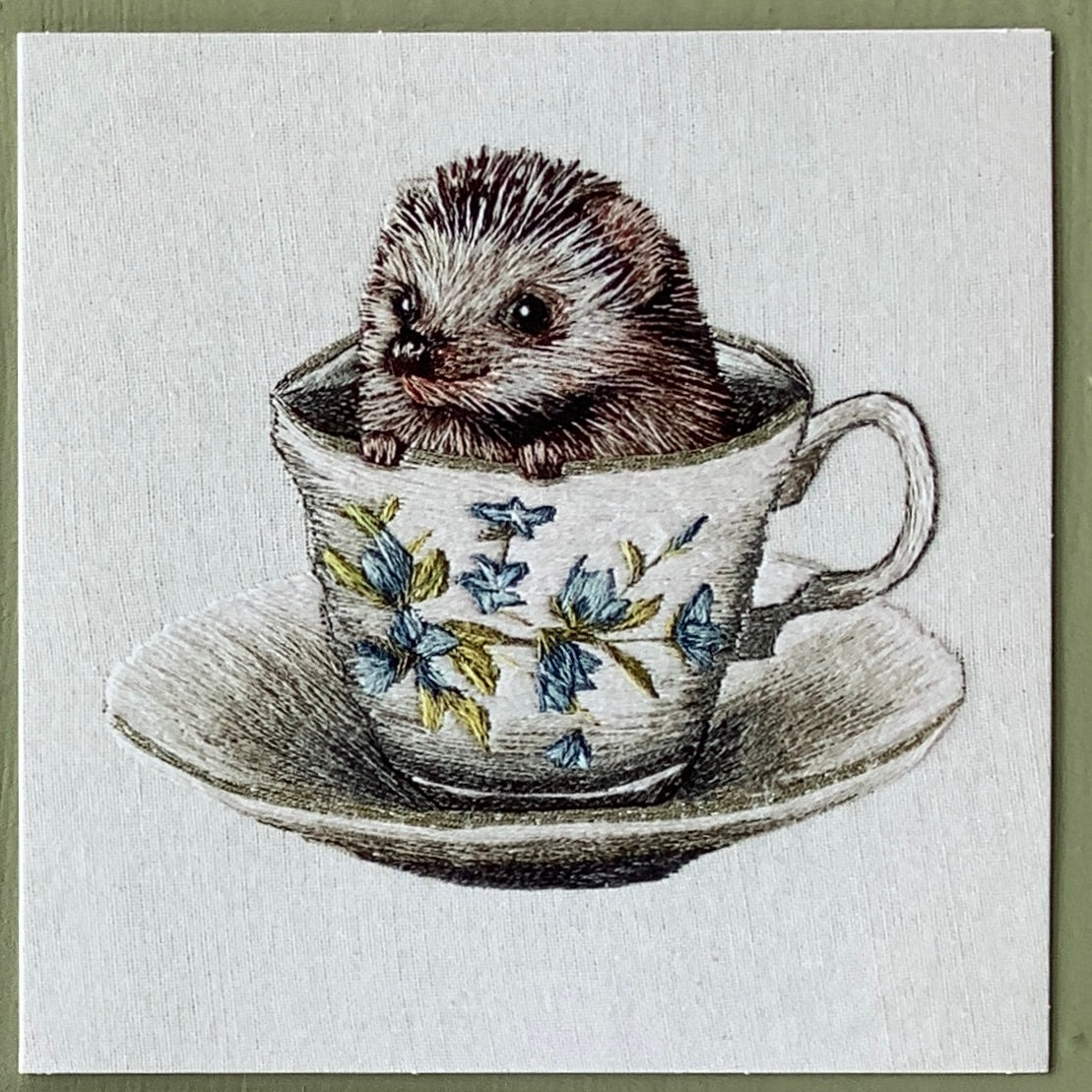 Puriri Lane | Emillie Ferris | Hedgehog in teacup
