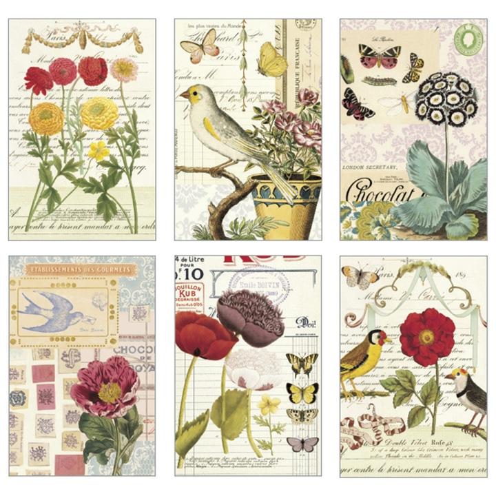 Puriri Lane | Cavallini & Co. | Flora & Fauna | Glitter Postcards