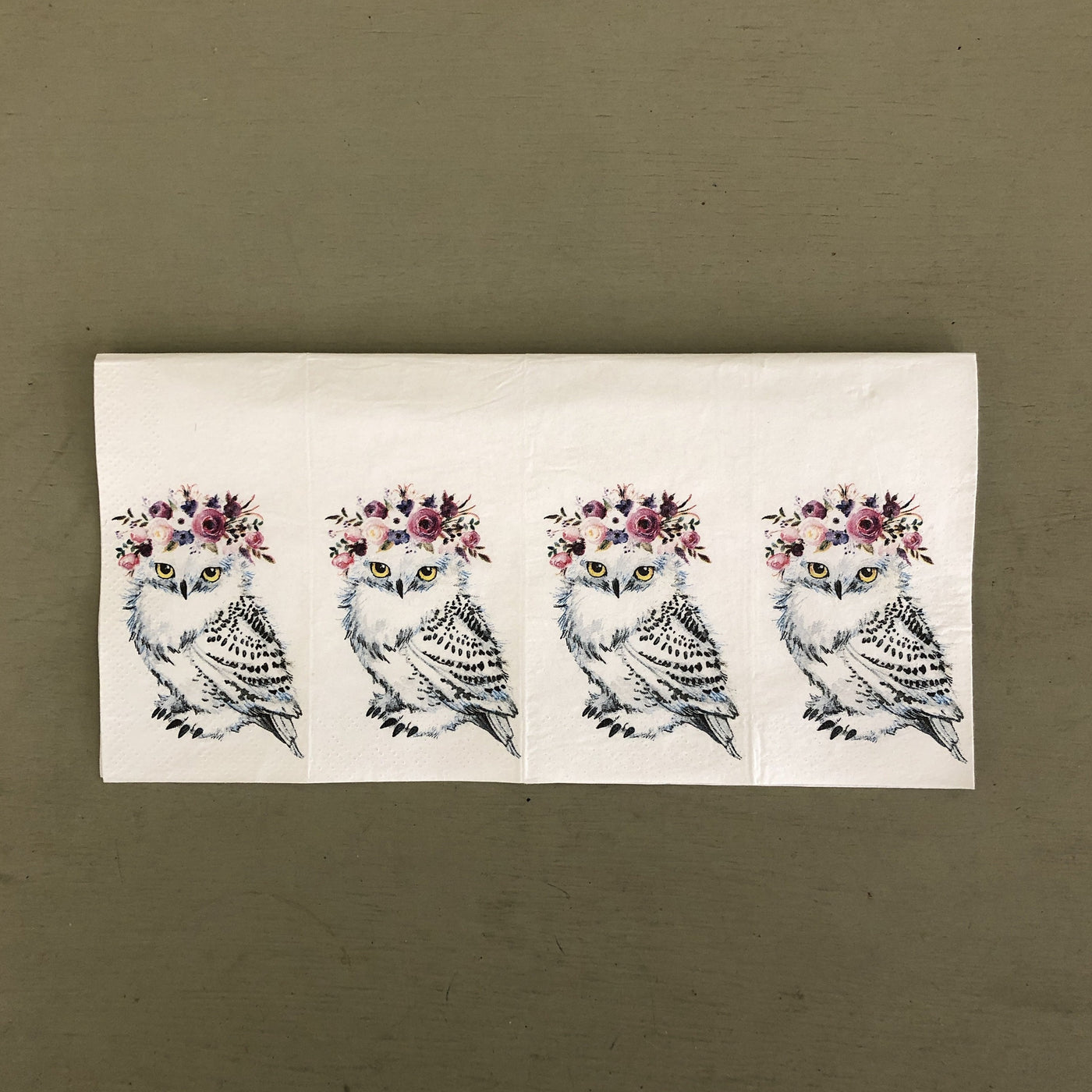 Puriri Lane | Garden Party Owl | Tissues