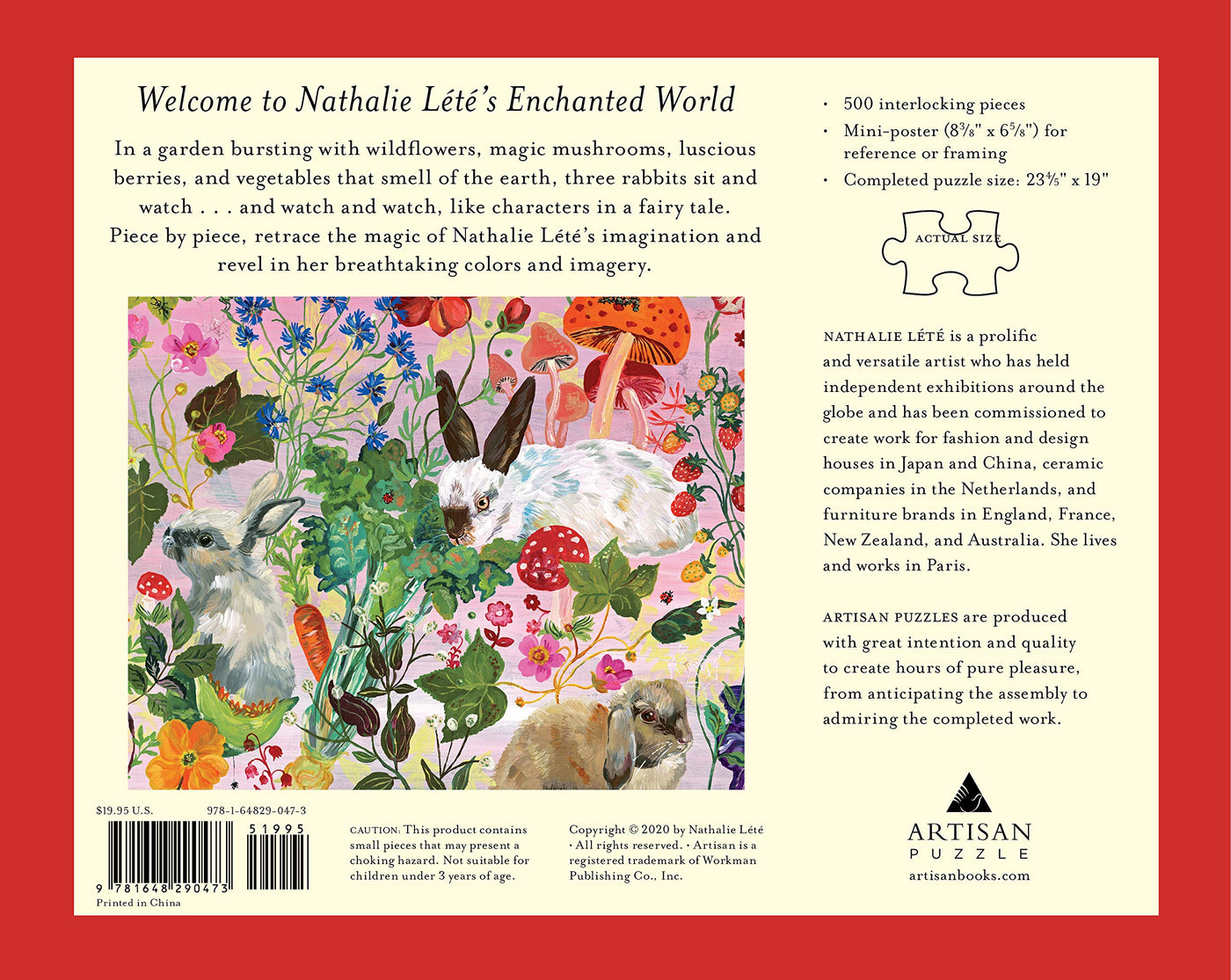 Puriri Lane | Nathalie Lété | Lapins | Rabbits | 500 Piece Puzzle