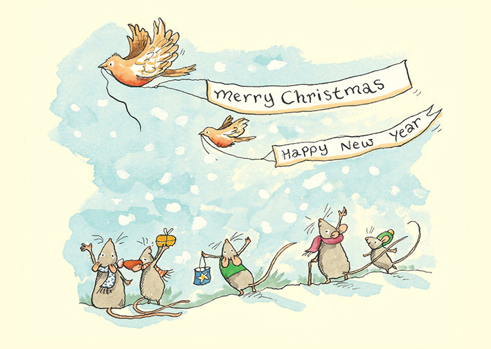 Puriri Lane | Merry Christmas : Happy New Year | Two Bad Mice | Card