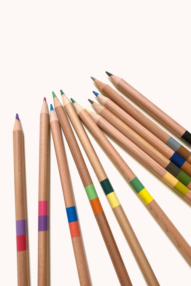 Coloured Pencils | Double Ended | Set of 12 - 24 Colours