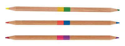 Coloured Pencils | Double Ended | Set of 12 - 24 Colours